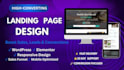 design a responsive elementor landing page