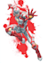create retro superhero characters and comic art