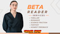 beta read and critique your romance novel with honest reader feedback