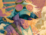 create colorful illustration and trippy psychedelic art