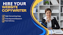 write engaging website content, about us page, and home page