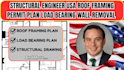 structural engineer USA roof framing permit plan load bearing wall removal plan