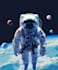 draw you a cool astronaut design