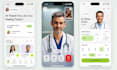 do telemedicine app ui design, healthcare mobile app design, doctor booking app
