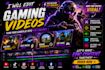 create a youtube gaming video