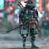 cyberpunk samurai street warrior art desing