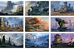create fantasy environment concept art