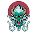 make a creative unique yokai logo