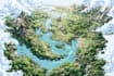 design beautiful map design illustration