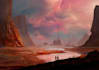create professional sci fi concept art and environment design