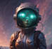 sci fi character illustration or sci fi character