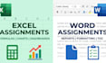do any task in ms word, excel and powerpoint