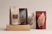 design creative box, pouch and label packaging design