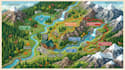 create tourist map, hiking trail map, campsite map, walking tour, island guide