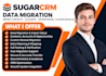 migrate sugarcrm data import contacts accounts opportunities custom module