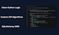 engineer a secure python fastapi backend and database