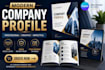 design a modern company profile brochure