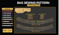 do bag sewing pattern making, backpack pattern, and tech pack