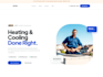 design plumbing website, hvac website, website, landscaping website on wordpress