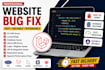 develop, customize, fix, or debug laravel website and web application