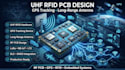 design uhf rfid pcb gps tracking device and long range antenna