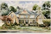 do watercolor house painting