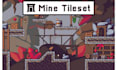 pixelart top down pixel tileset tilemap retro pixel game asset pixel background