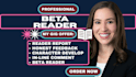 beta read ya novel beta reader, romance beta read, fantasy thriller beta reader