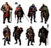 stylized aaa inspired game character concept art