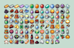 create 16x16 pixel art game assets and icons