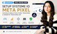 do systeme io meta pixel, google analytics, pixel tracking, website tracking API