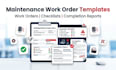 create professional maintenance work orders and procedure templates