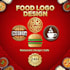 design modern restaurant  cafe  and burger logo
