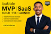 build bubble io website, bubble web app, bubble mvp, saas as bubble developer