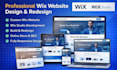 design or redesign a professional wix studio website