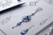 draw and design jewelry sketches with 2d
