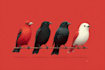 draw birds illustration for you