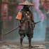 cyberpunk samurai street warrior art