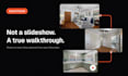 create connected walkthrough property video tour, not just a slideshow