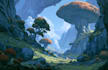 do environmental concept art, background art