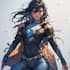 do a superhero comic illustration
