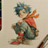 custom watercolor fantasy character artwork