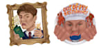 draw coloured portrait illustrations with reference to your photo