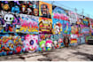 create graffiti pop art canvas designs and murals