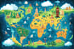 design a vector map illustration