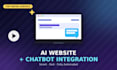 build a custom ai website with chatbot integration