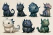 draw fantasy creatures and custom monster illustration