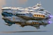 design a custom spaceship concept art