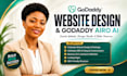 godaddy website design godaddy website redesign godaddy airo