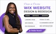 wix website design wix landing page wix redesign